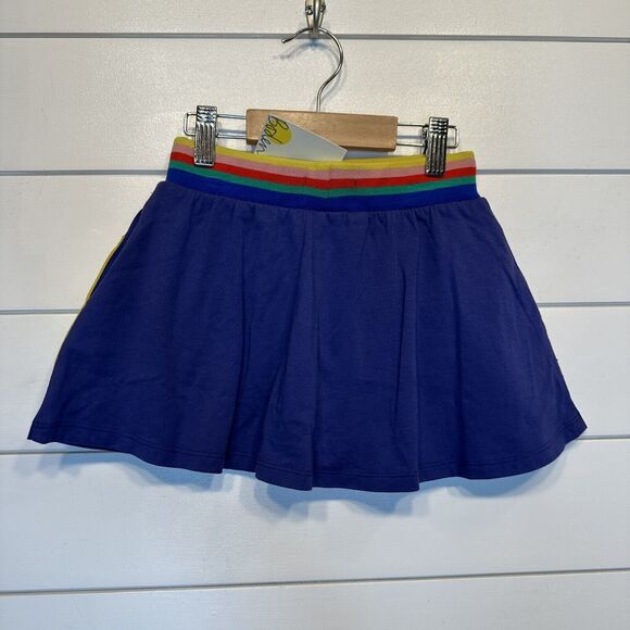 NEW Mini Boden 4-5Y Skort Jersey Applique Rainbow Sunshine Skirt Shorts Girl 4T - Picture 6 of 12